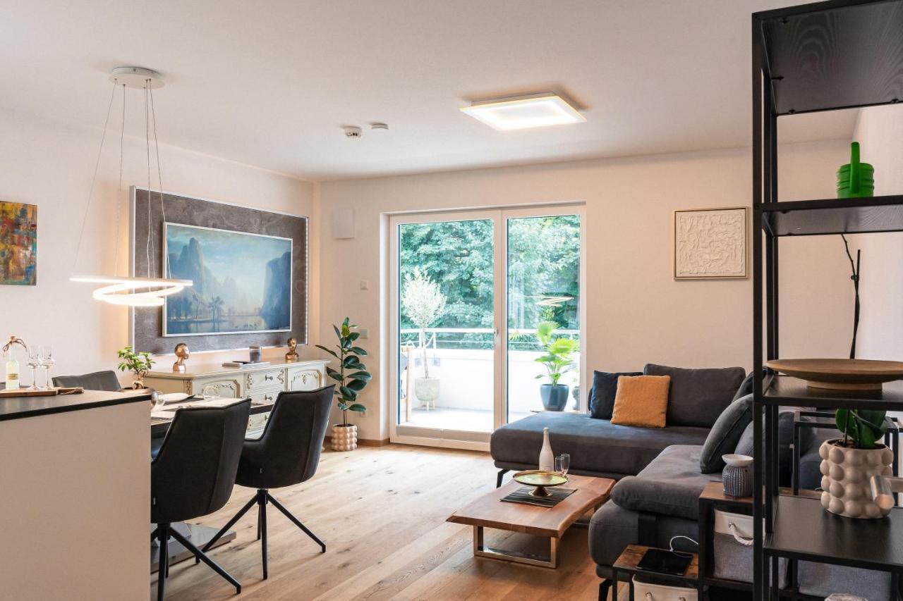 Alpdeluxe Smart Home - Balkon-Wanne-Tiefgarage-Bbq Kolbermoor Exteriör bild